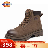 Dickies男士马丁靴高帮时尚男靴工装靴情侣靴男 咖色 41-男款