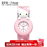 正港（ZGO）儿童手表3-6岁女孩幼儿宝宝hellokitty玩具卡通电子手表 307