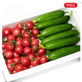 京地达山东水果黄瓜圣女果组合 净重5斤 单果6g+蔬菜源头直发包邮