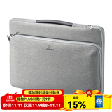 SANWA SUPPLY 苹果电脑包手提 macbookpro内胆包 笔记本包 毛绒内胆专利护角 浅灰色 12英寸