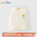 优奇婴儿马甲春秋冬外穿保暖儿童马夹纯棉男宝宝女坎肩夹棉新生儿背心