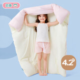 匹鲁儿童被子冬季被芯A类抗菌可机洗秋冬被 4.2斤 150*200cm 遇见莓好