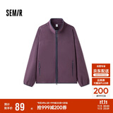 森马（Semir）夹克男冬抗静电外套摇粒绒情侣上衣109724108203