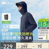 蕉下（beneunder）防晒衣男薄外套皮肤衣服冰丝防紫外线凉感透气夏户外TS40724蓝M