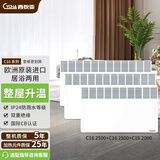 西狄亚（CYTHA）欧洲进口静音节能家用取暖器壁挂式落地式电暖器全屋升温电暖气片大面积采暖 【更舒适】C16-2500+2500+2000