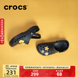 CROCS卡骆驰洞洞鞋贝雅男鞋女鞋轻便耐磨一脚蹬拖鞋休闲鞋|10126 【预售】黑色-001 43 (270mm)