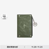 个乐植鞣绵羊皮真皮卡包卡夹钱包轻奢男女款情侣礼物 罗勒绿 均码