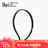 She's茜子发饰时尚气质复古细发箍百搭压发碎发头箍生日礼物送女友