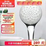 科勒（KOHLER）花洒单喷头 手持花洒氧沐【三功能】手持花洒K-R99063T-CP银色
