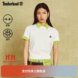 添柏岚（Timberland）官方男装短袖T恤户外休闲简约修身透气A2EKJ A2EKJ100/白色 L (180/108A)