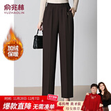 俞兆林中老年女装冬装加绒休闲裤妈妈装裤子加厚长裤老人衣服 Y244K3003