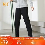 361°运动裤子女秋冬季跑步宽松户外休闲裤直筒长裤卫裤662434710D