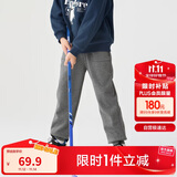 巴拉巴拉童装儿童裤子男童女童加绒长裤冬保暖运动休闲束脚裤208424108217