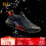 361°运动鞋男秋冬季雨屏防泼水通勤休闲减震慢跑步鞋子男672032222-4