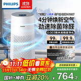 飞利浦（PHILIPS）空气净化器除甲醛神器新房急入住鼻炎专业家用宠物净化机除烟味病毒过敏原螨尘国家补贴AC0917
