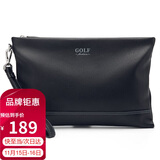 高尔夫（GOLF）男士手包柔软头层牛皮时尚信封钱包手抓包多卡位手拿包父亲节礼物