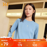 361°卫衣女秋冬季外套运动休闲套头衫宽松圆领长袖上衣662334801D-8