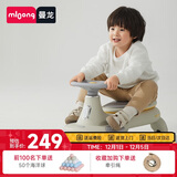 曼龙扭扭车1-3-6岁防侧翻大人可坐儿童溜溜车音乐摇摇车 莫奈灰