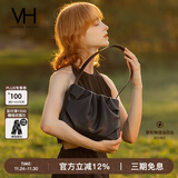 VANESSA HOGAN VH女包柔柔褶皱包百搭通勤托特包单肩包大容量腋下包礼物送女友