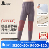 久岁伴小暖炉儿童保暖裤男童秋冬中厚加绒含山羊绒蚕丝棉毛裤中大童秋裤