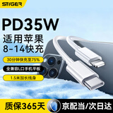 斯泰克 适用于苹果手机PD20W快充数据线Type-C to Lightning充电器线闪iPhone14/13/12/11Pro/XsMax1.5米