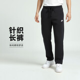耐克（NIKE）男运动裤 春秋款 单层针织 直筒休闲BV2767-010黑L