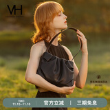 VANESSA HOGAN VH女包柔柔褶皱包百搭通勤托特包单肩包大容量腋下包礼物送女友