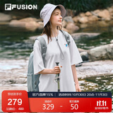 FILA FUSION斐乐潮牌章昊同款短袖T恤2025夏情侣宽松纯棉凉感t恤上衣
