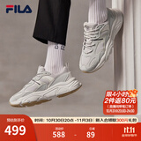 斐乐（FILA）跑步鞋老爹鞋男子跑步鞋MARSⅡ火星二代情侣款复古运动鞋休闲鞋 南极灰/雾灰-AN-F12M141116F 41