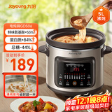 九阳（Joyoung）快炖电炖锅电炖盅电砂锅炖紫砂锅燕窝炖盅煮粥锅直炖5L大容量多功能锅 可预约保温GD506