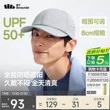 蕉下（beneunder）棒球帽子男鸭舌帽遮阳帽防晒帽女太阳帽高级感潮流百搭冬季灰