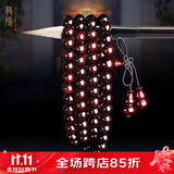 龍隐正宗小叶紫檀手串男女士款文玩手链檀香木佛珠子转运正品高端情侣 爆满金星【京仓速发】 8mm*108颗