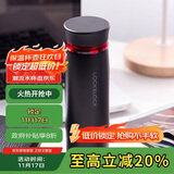 乐扣乐扣（LOCK&LOCK）菲特旋转盖轻量杯保温杯学生商务水杯450ml黑红 LHC4131BKR
