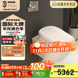 科勒（KOHLER） 智能壁挂式马桶挂墙坐便器水箱嵌入式墙排直冲马桶座便器25255 壁挂智能马桶速热全功能款18649