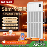 先锋（SINGFUN）智能中央电暖器/家用取暖器/欧式快热炉/变频恒温电暖气浴室IPX4防水对流式暖气片ZY-HN2521RB-28R