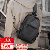 viney男包时尚斜挎包韩版百搭单肩包男简约牛津布旅行背包男潮牌运动