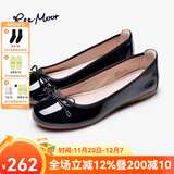 reemoor睿慕芭蕾透气舒适鞋婚鞋2025夏季女鞋防滑平底单鞋女百搭红色 经典款 黑色 39