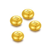 领丰金黄金豆豆AU9999足金实心真金豆子收藏节日礼物送女友送朋友 金豆5g/颗国检证签