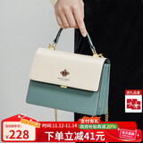 蔻一（Cnoles）包包女士款2025年最新款牛皮女生高端斜挎包通勤大容量单肩包