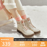 斯凯奇（Skechers）女靴秋季中帮复古女鞋经典百搭马丁靴运动休闲中筒靴雪地靴113399