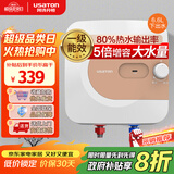 阿诗丹顿（USATON）小厨宝6.6升速热式厨房储水式电热水器迷你一级能效1500W下出水国家补贴 KX66-6J15X