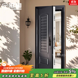 挺固 甲级防盗门透气通风窗门家用防盗门进户门入户门通风门 机械锁 2050*860/960mm【开向咨询】