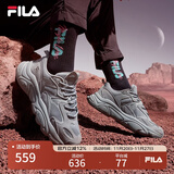 FILA 斐乐运动鞋女MARS II 火星系列二代秋秋季时尚复古跑步鞋女 合金灰-AL 36