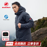 猛犸象（MAMMUT）Clion 【红标】男女款运动户外防风防泼水透汽保暖连帽鹅绒羽绒服 黑色【红标】 L