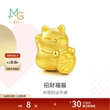 周生生足金Charme祥瑞祝福串珠招财福猫黄金转运珠 89164C定价