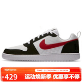 耐克NIKE男休闲鞋COURT BOROUGH运动鞋838937-102黑白/红43