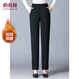 俞兆林中老年女装加绒休闲裤妈妈装裤子保暖裤长裤老年人衣服 Y237K3213