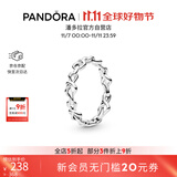 潘多拉（PANDORA）[新年礼物]时刻绳结戒指现代符号梦幻优雅