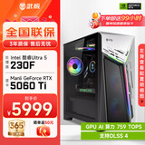 武极 武神i5 13490F/230F/RTX5060Ti显卡台式机三角洲游戏电竞组装电脑英特尔Intel主机整机DIY组装机 230F+RTX5060Ti丨配置六 单主机