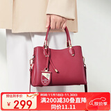 红蜻蜓包包女包2025新款真牛皮斜挎婚包手提包送女友妈妈生日礼物
